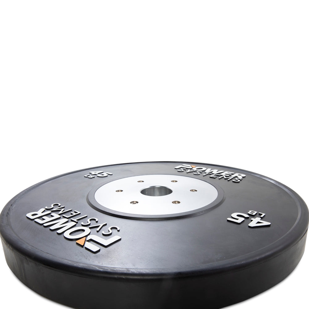 Power Systems Training Plate Black Exercise & Wellness Strength Bars & Plates