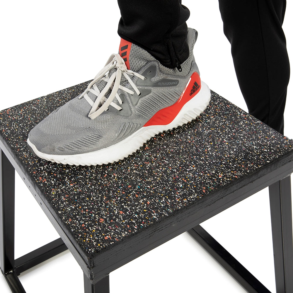 Power Systems Power-Plyo Boxes Black Exercise & Wellness Functional Training Plyo Boxes