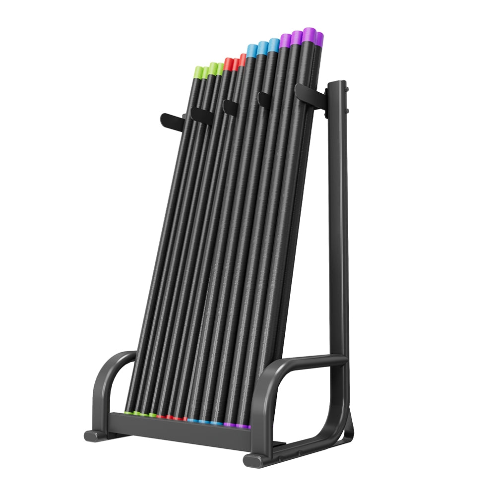 Power Systems Aerobic Bar Vertical Storage Rack Exercise & Wellness Studio Fitness Aerobic Bars
