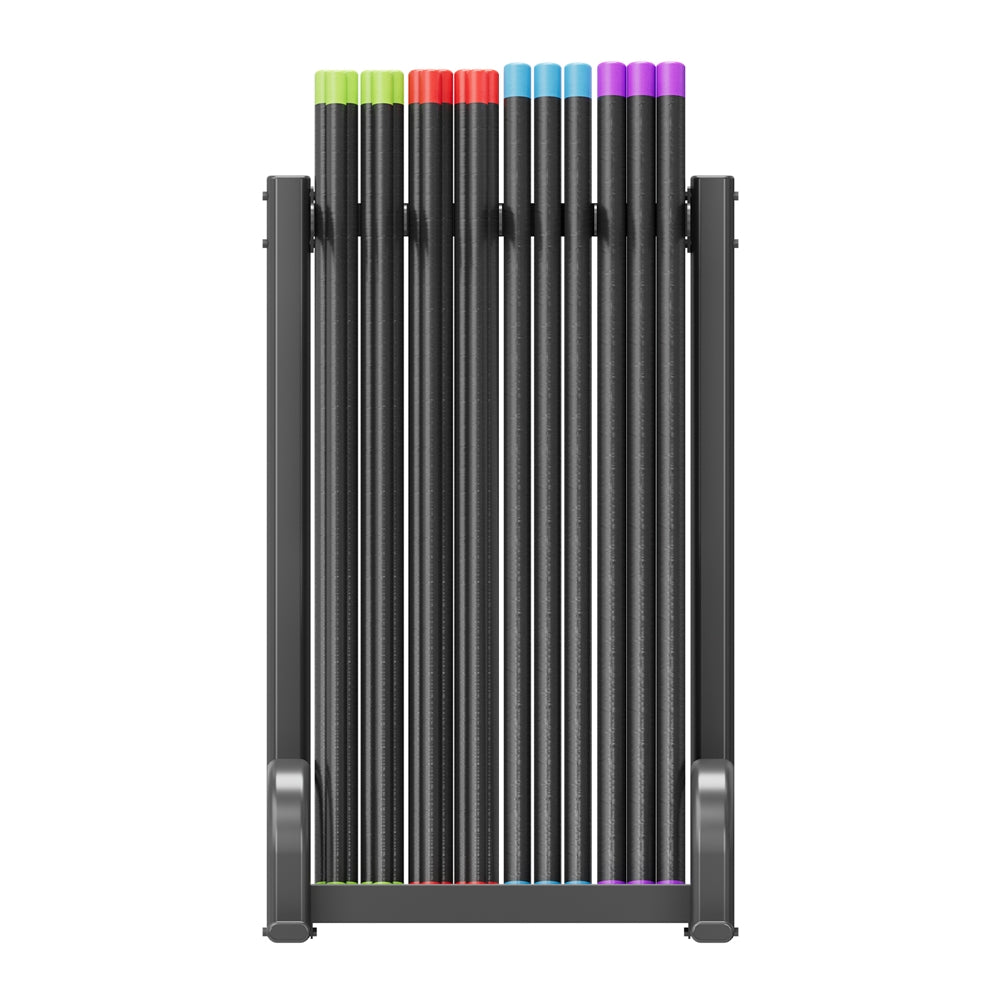 Power Systems Aerobic Bar Vertical Storage Rack Exercise & Wellness Studio Fitness Aerobic Bars