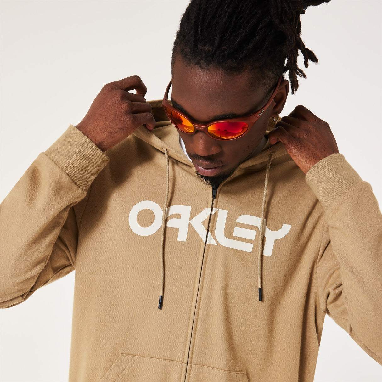 Oakley Men's Teddy Full Zip Hoddie Sweatshirt-3
