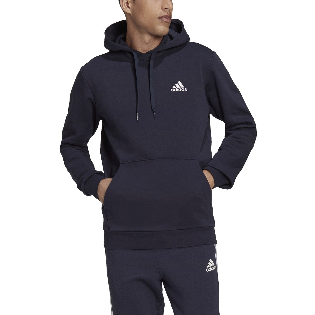 adidas Men's Essentials Fleece Hoodie Mens Apparel Sweatshirts & Fleece