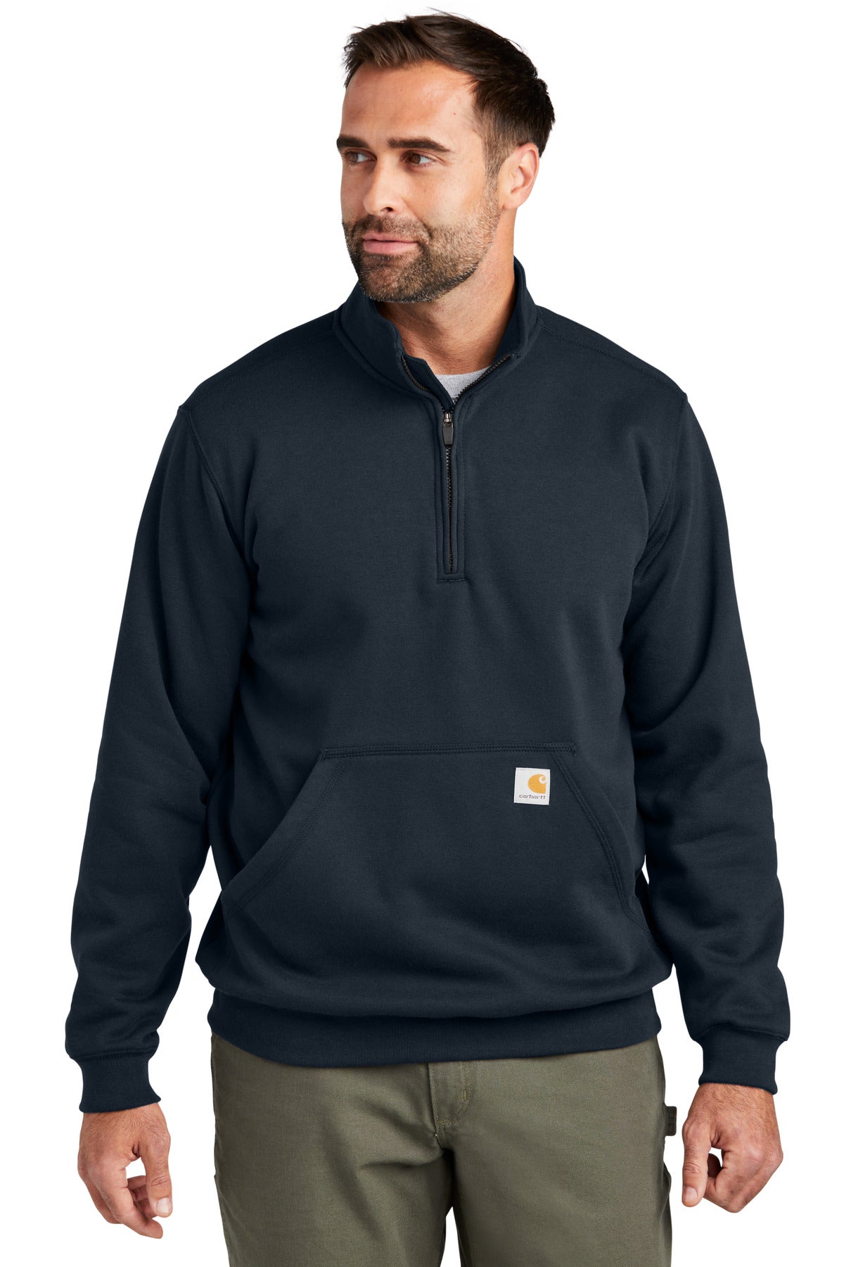 Carhartt Men's Midweight 1/4-Zip Mock Neck Sweatshirt CT105294 Corporate Apparel Sweatshirts & Fleece