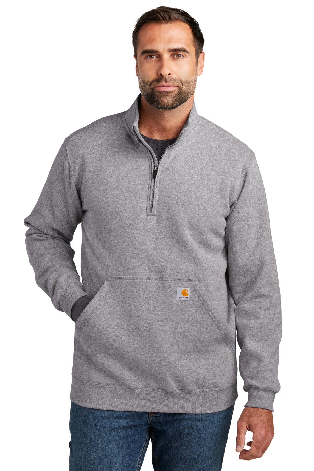 Carhartt Men's Midweight 1/4-Zip Mock Neck Sweatshirt CT105294 Corporate Apparel Sweatshirts & Fleece