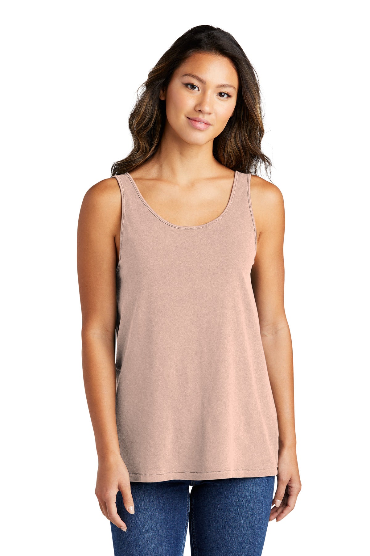 Port & Co Women's Beach Wash Garment-Dyed Tank LPC099TT