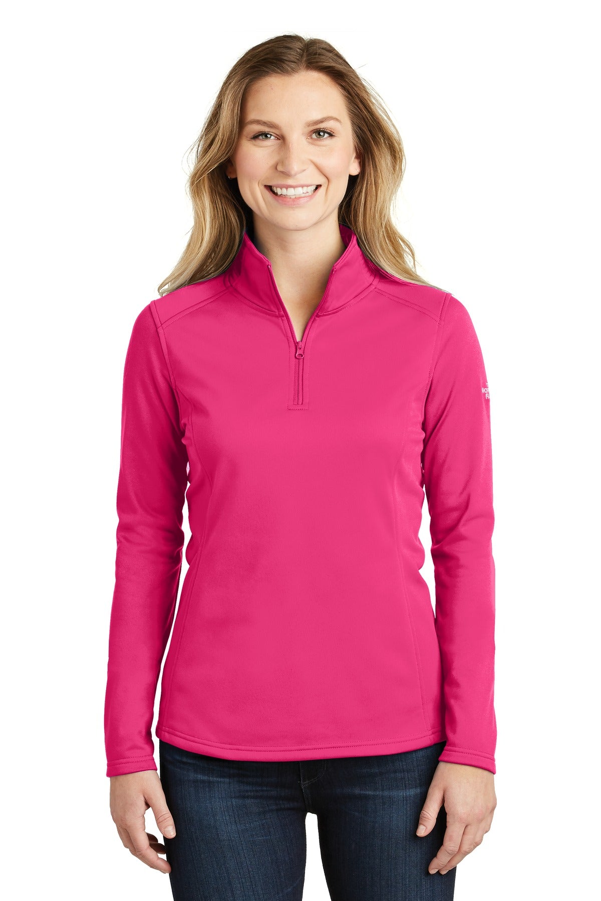 The North Face Ladies Tech 1/4-Zip Fleece. NF0A3LHC Corporate Apparel Sweatshirts & Fleece