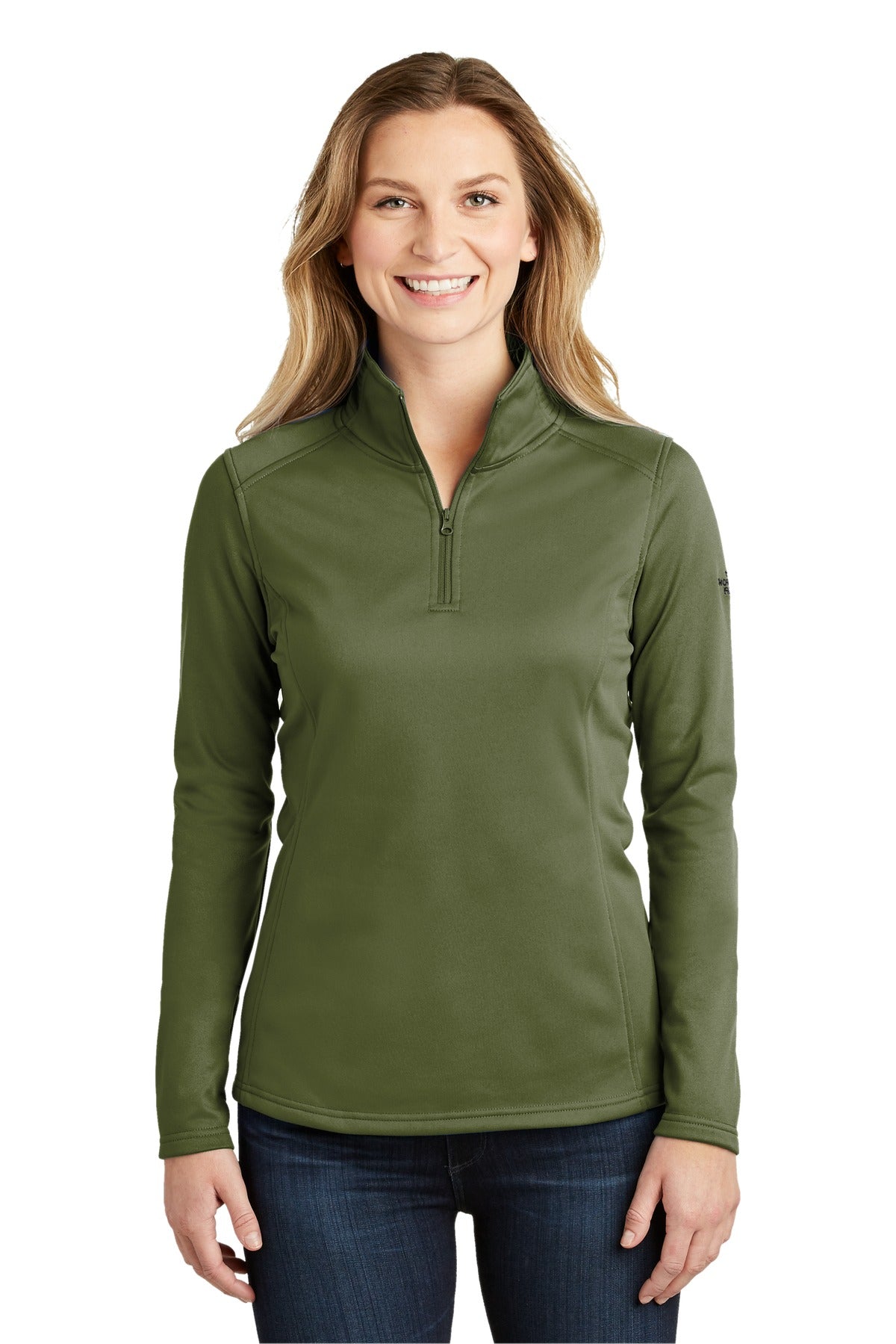 The North Face Ladies Tech 1/4-Zip Fleece. NF0A3LHC Corporate Apparel Sweatshirts & Fleece