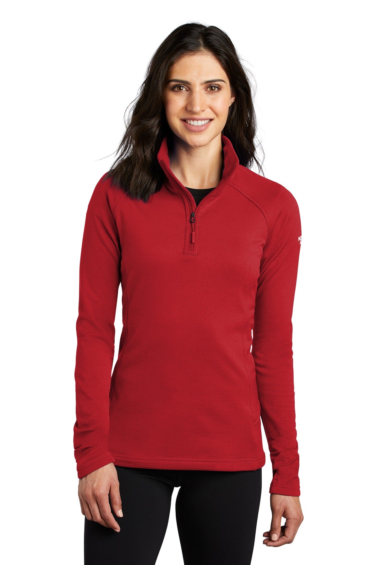 The North Face Ladies Mountain Peaks 1/4-Zip Fleece Pullover. NF0A47FC Corporate Apparel Sweatshirts & Fleece