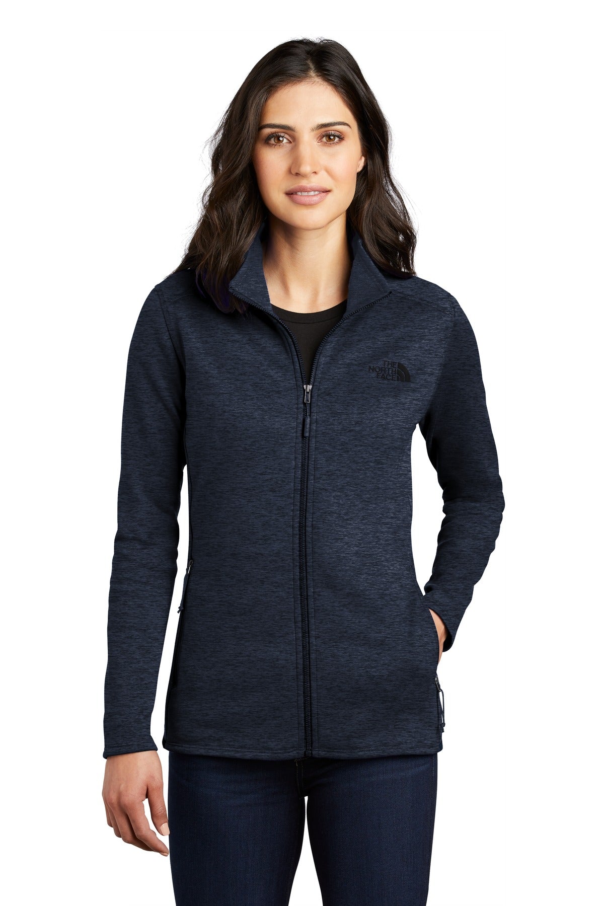 The North Face Ladies Skyline Full-Zip Fleece Jacket. NF0A47F6 Corporate Apparel Jackets & Vests