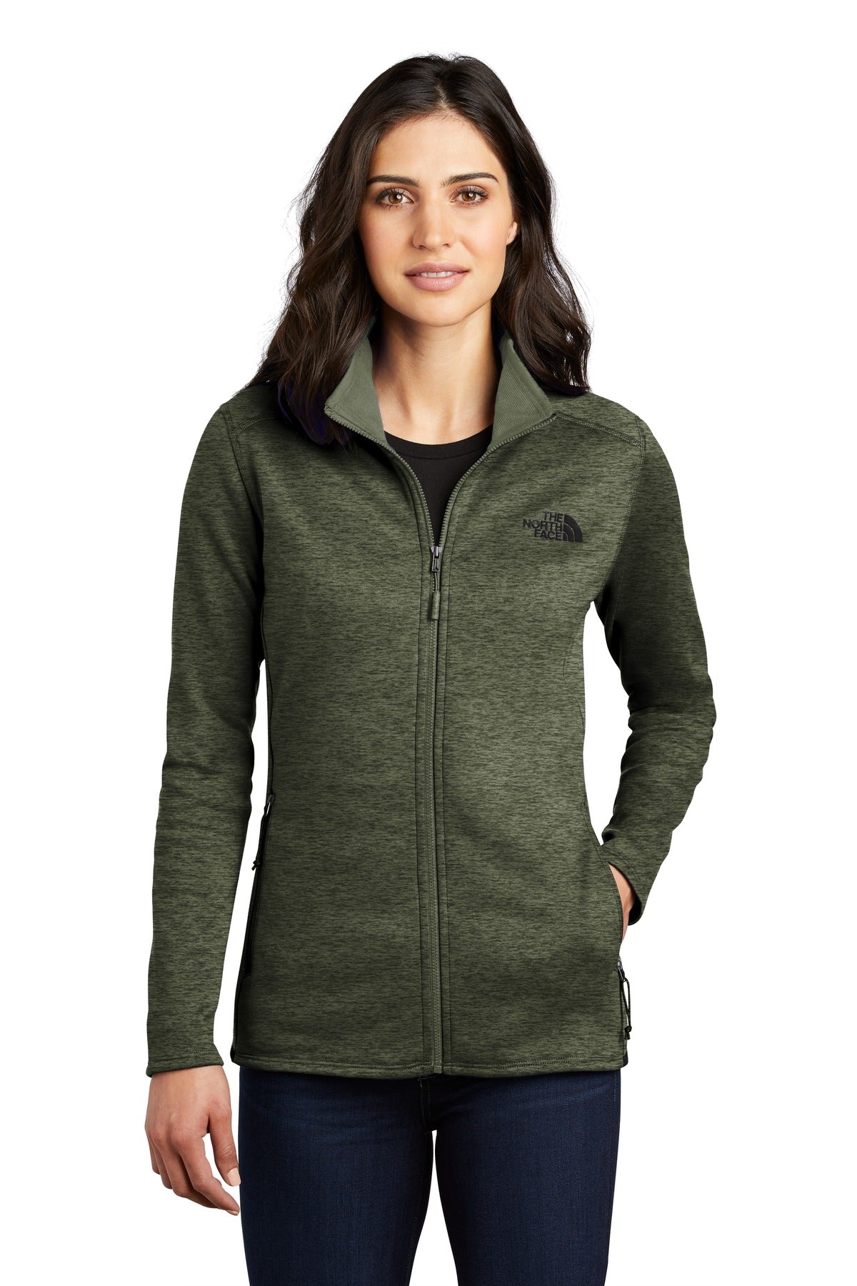 The North Face Ladies Skyline Full-Zip Fleece Jacket. NF0A47F6 Corporate Apparel Jackets & Vests