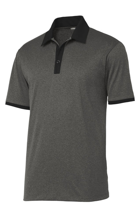 Sport-Tek Men's Heather Contender Contrast Polo ST667 Mens Apparel Shirts & Tops
