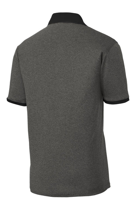 Sport-Tek Men's Heather Contender Contrast Polo ST667 Mens Apparel Shirts & Tops