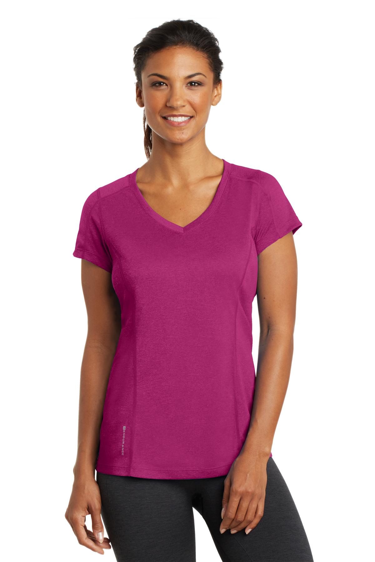 OGIO ENDURANCE Ladies Pulse V-Neck T-Shirt. LOE320 Corporate Apparel Shirts & Tops