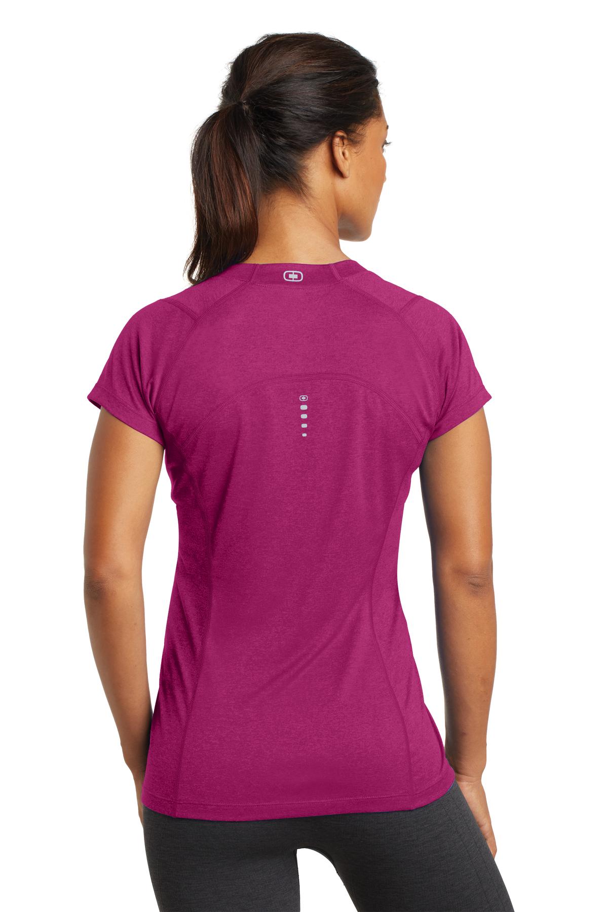 OGIO ENDURANCE Ladies Pulse V-Neck T-Shirt. LOE320 Corporate Apparel Shirts & Tops