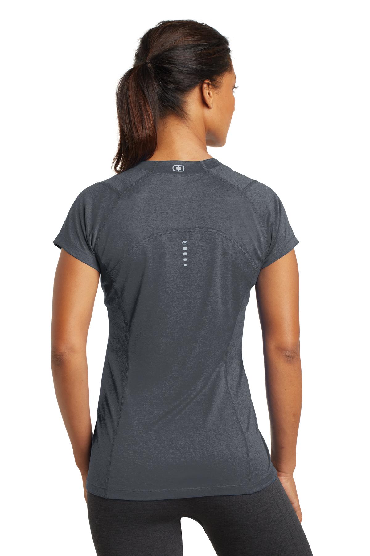OGIO ENDURANCE Ladies Pulse V-Neck T-Shirt. LOE320 Corporate Apparel Shirts & Tops