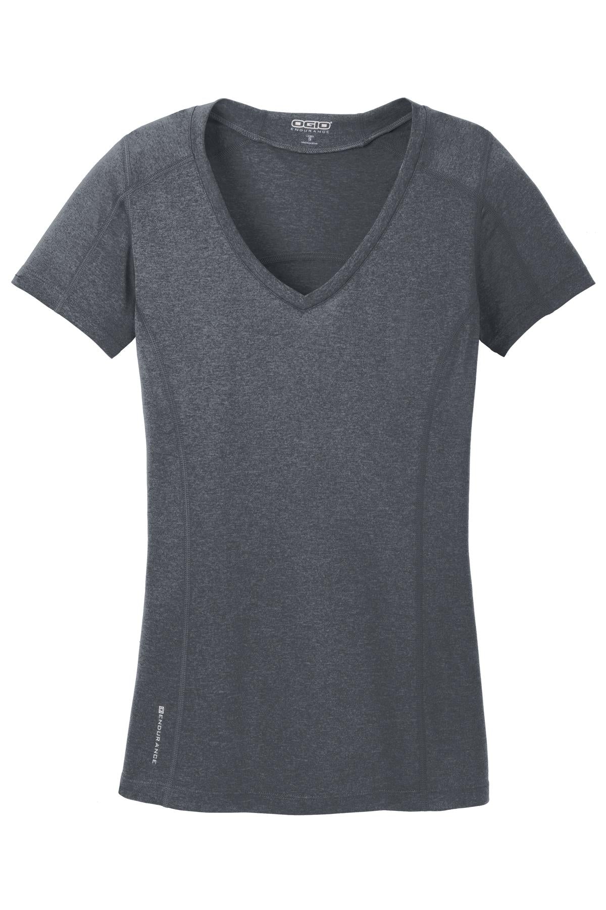 OGIO ENDURANCE Ladies Pulse V-Neck T-Shirt. LOE320 Corporate Apparel Shirts & Tops