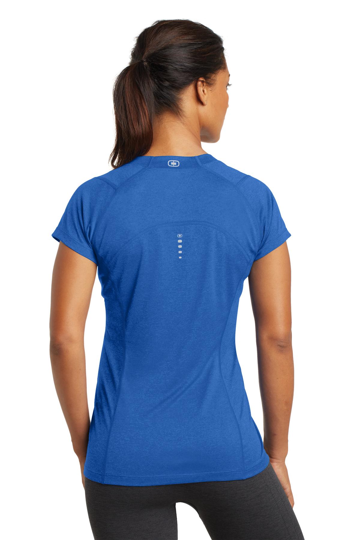 OGIO ENDURANCE Ladies Pulse V-Neck T-Shirt. LOE320 Corporate Apparel Shirts & Tops
