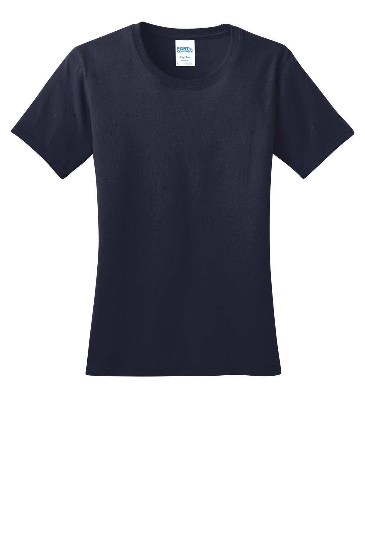 Port & Company Women's Ring Spun Cotton Tee LPC150 Womens Apparel Shirts & Tops