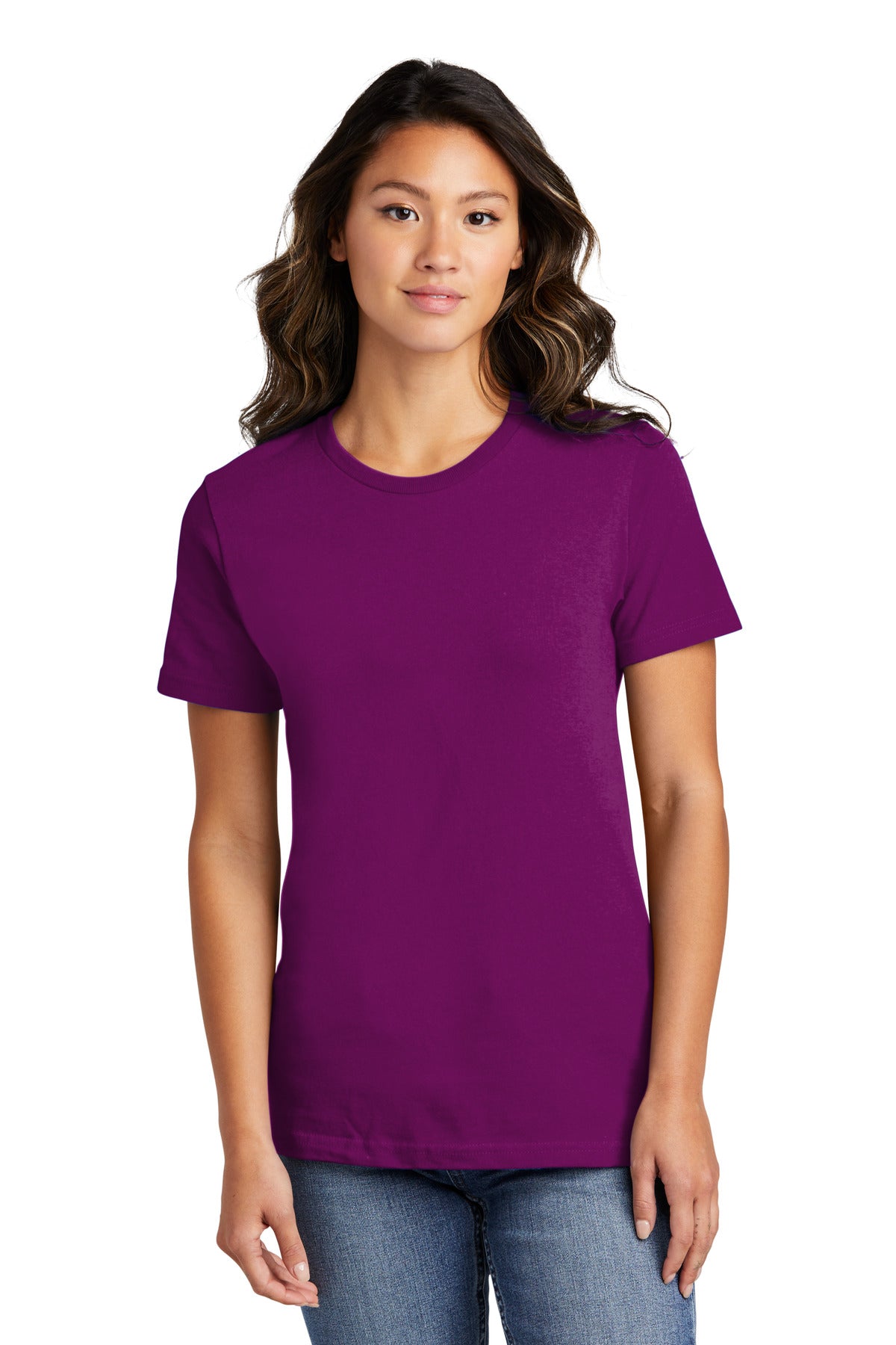 Port & Company Women's Ring Spun Cotton Tee LPC150 Womens Apparel Shirts & Tops