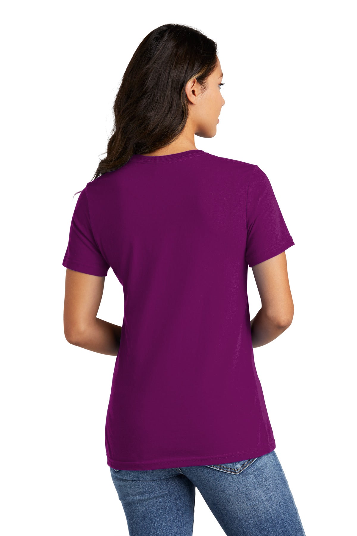 Port & Company Women's Ring Spun Cotton Tee LPC150 Womens Apparel Shirts & Tops