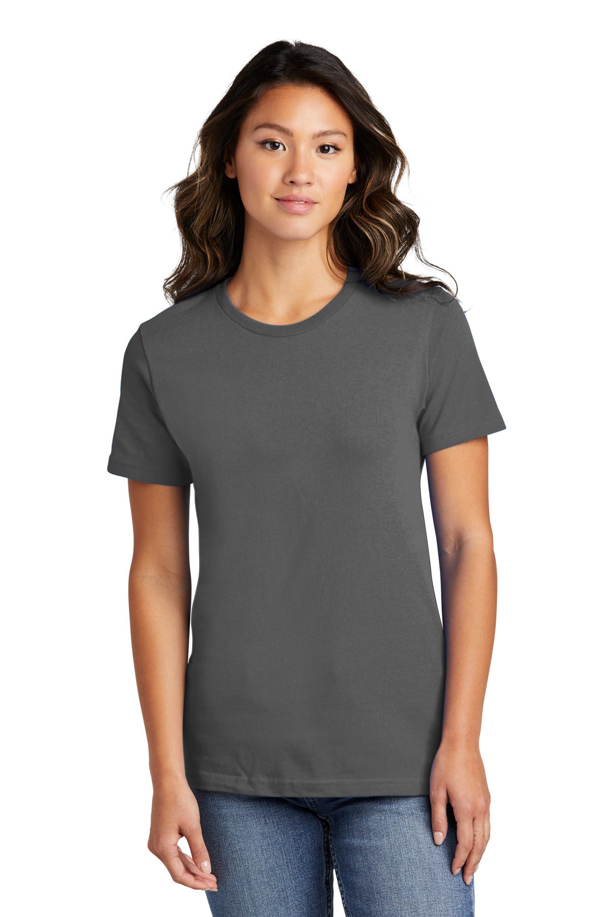Port & Company Women's Ring Spun Cotton Tee LPC150 Womens Apparel Shirts & Tops