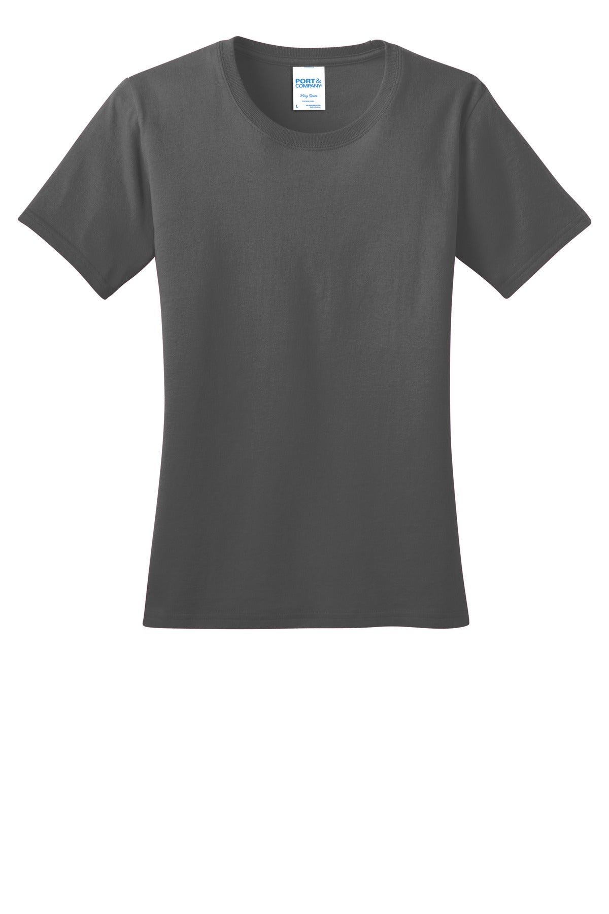 Port & Company Women's Ring Spun Cotton Tee LPC150 Womens Apparel Shirts & Tops