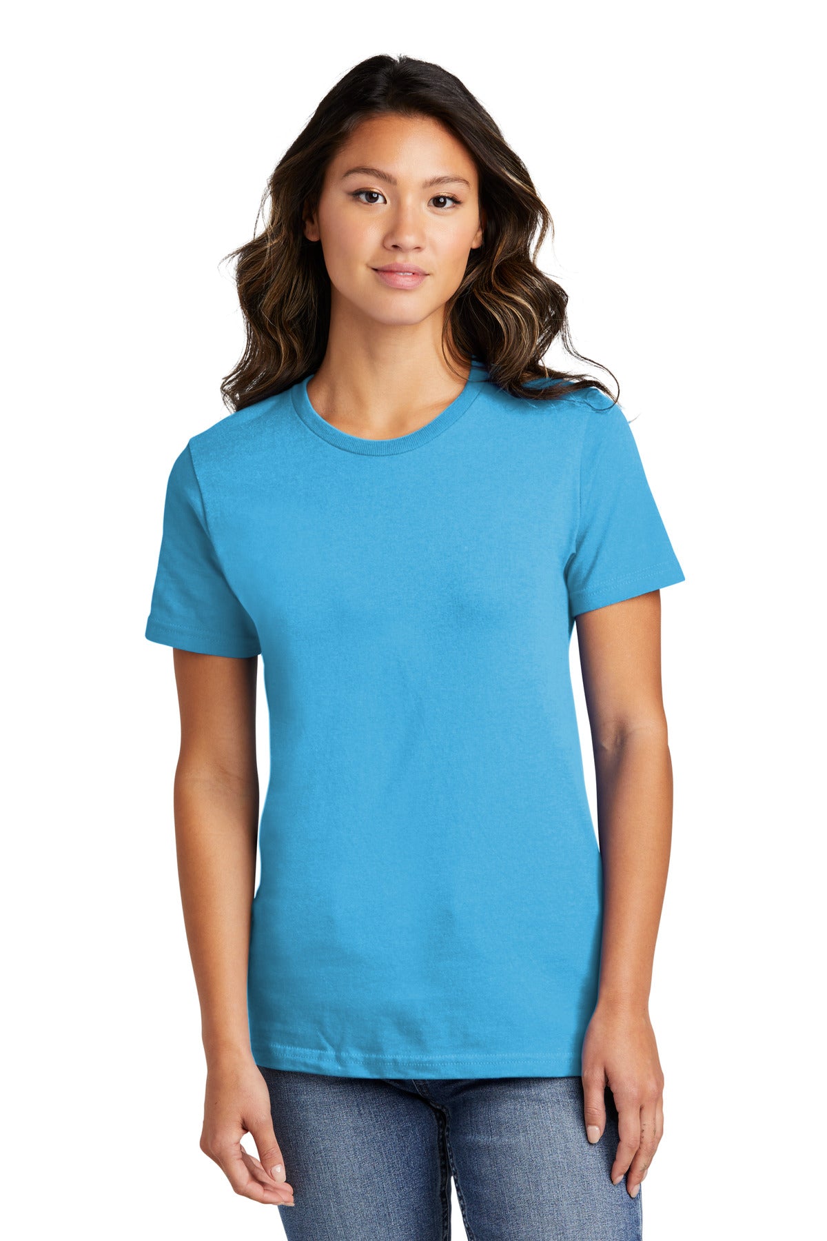 Port & Company Women's Ring Spun Cotton Tee LPC150 Womens Apparel Shirts & Tops