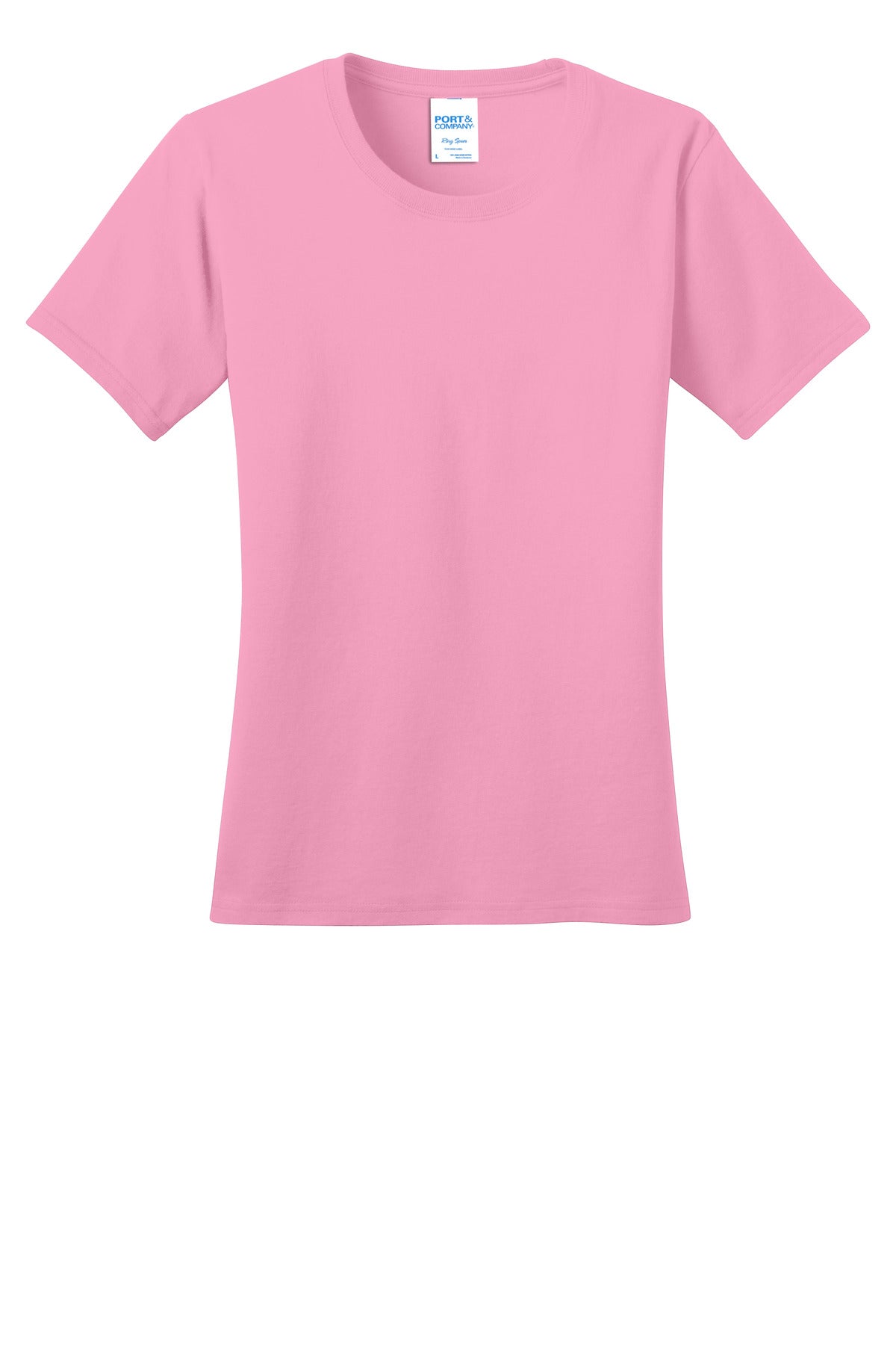 Port & Company Women's Ring Spun Cotton Tee LPC150 Womens Apparel Shirts & Tops