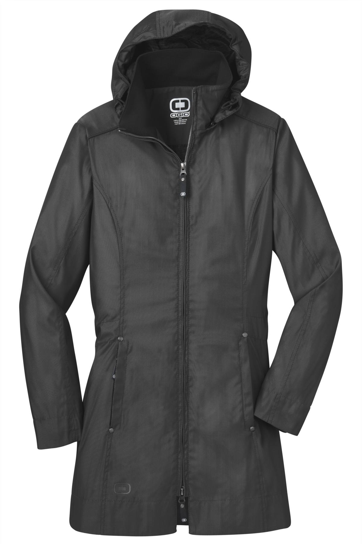 OGIO Ladies Quarry Trench Coat. LOG505 Corporate Apparel Jackets & Vests