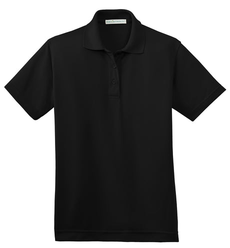Port Authority Ladies Poly-Charcoal Blend Pique Polo. L497 Womens Apparel Shirts & Tops