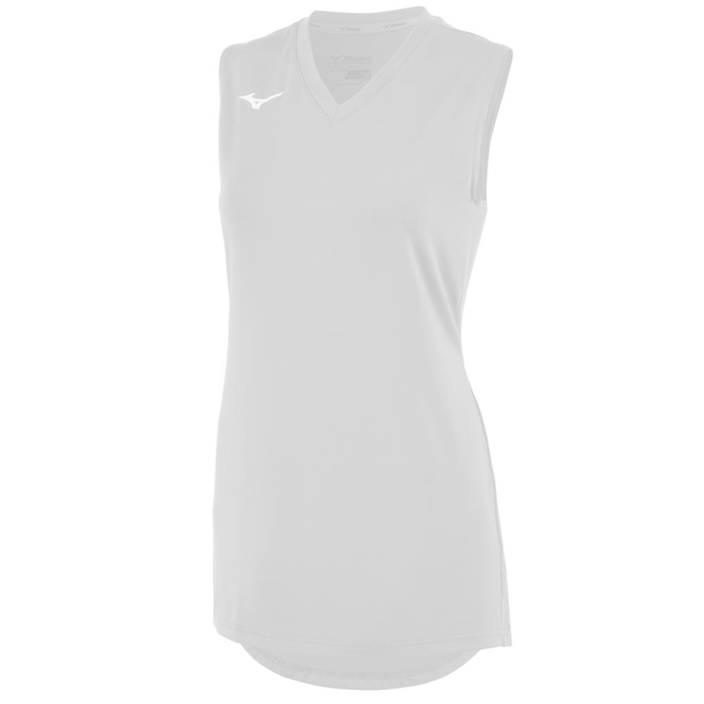 Mizuno Women's Sleeveless V-Neck Volleyball Jersey Volleyball Apparel All