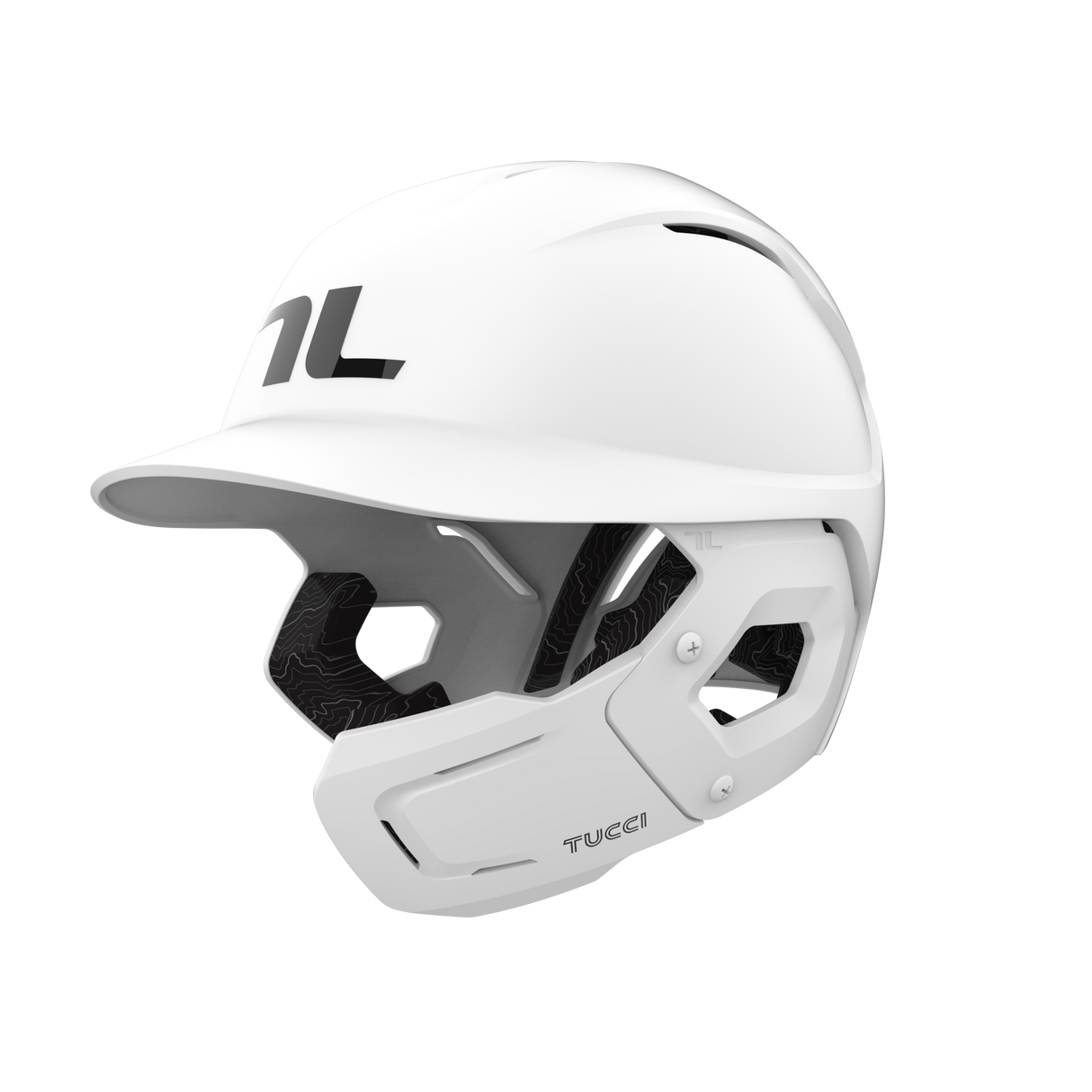Tucci Potenza Batting Helmet with Jaw Flap Baseball Batting Helmets All