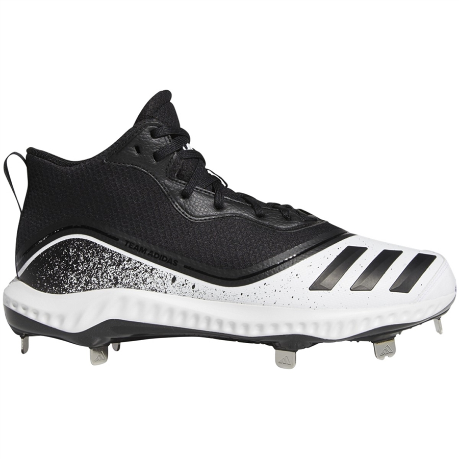 adidas Men's Icon V Bounce Mid Metal Baseball Cleats Baseball Footwear Adult