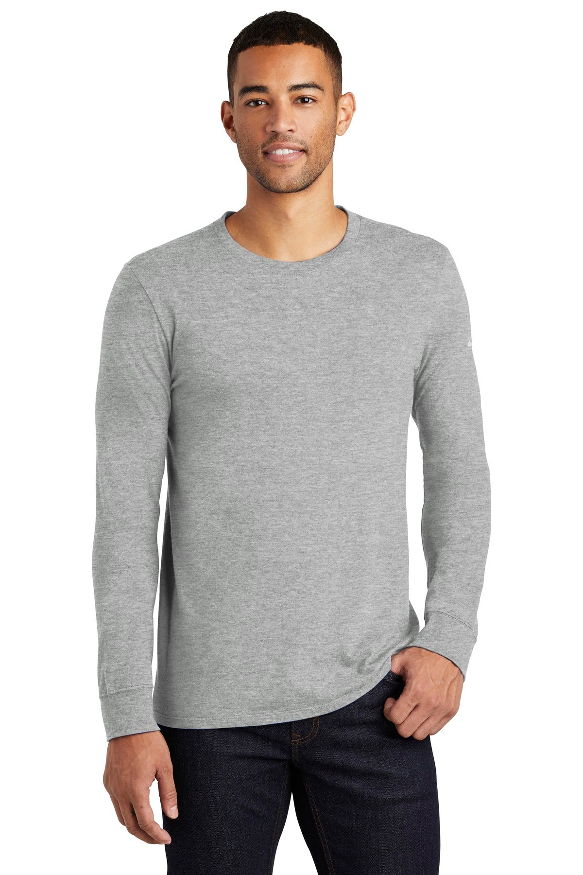 Nike Men's Core Cotton Long Sleeve Tee Shirt. NKBQ5232 Corporate Apparel Shirts & Tops