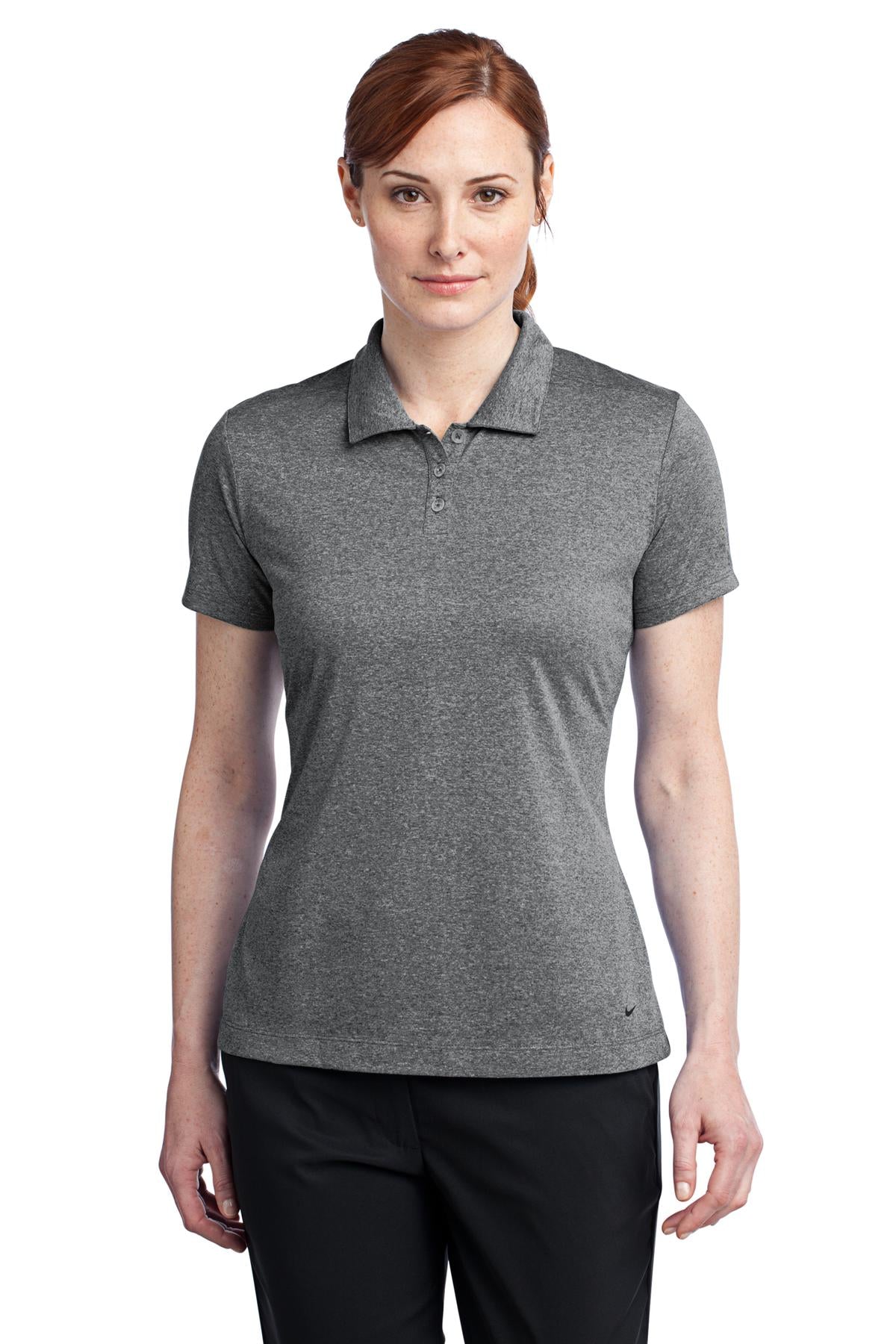 Nike Women's Dri-FIT Heather Polo. 474455 Corporate Apparel Shirts & Tops