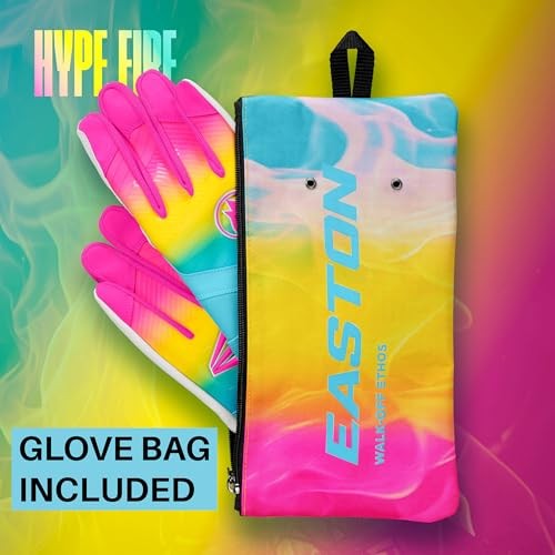 Easton Youth Limited Edition Walkoff Ethos Locked in Hype Fire Batting Gloves-3