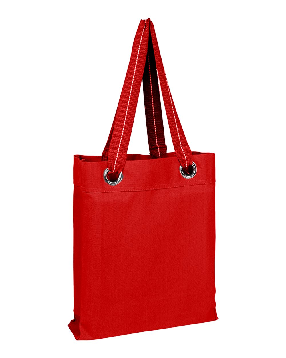 Q-Tees Large Grommet Tote Unisex Accessories Bags & Backpacks