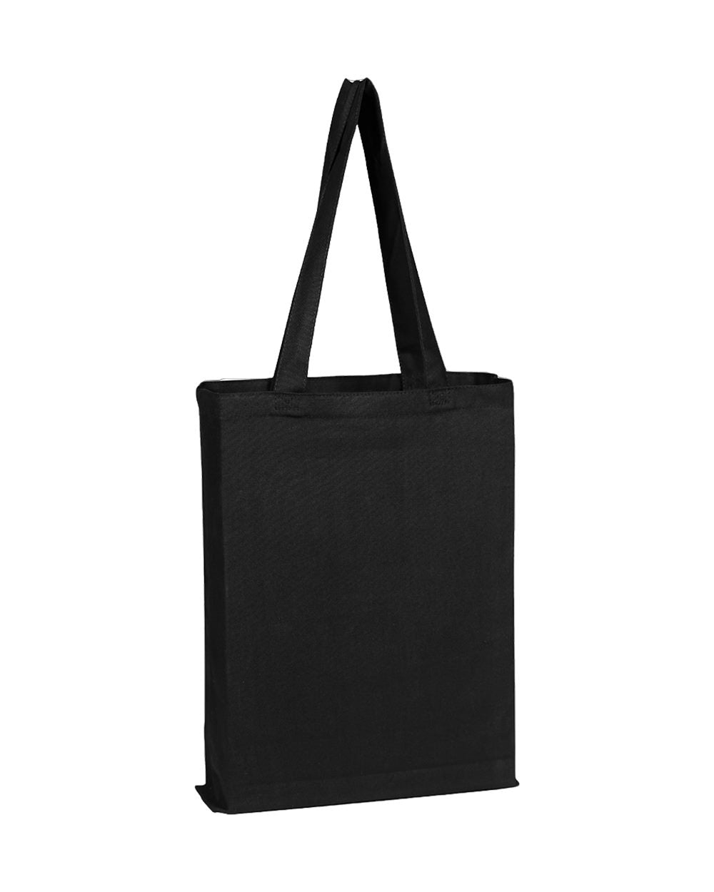 Q-Tees Canvas Gusset Promotional Tote Unisex Accessories Bags & Backpacks