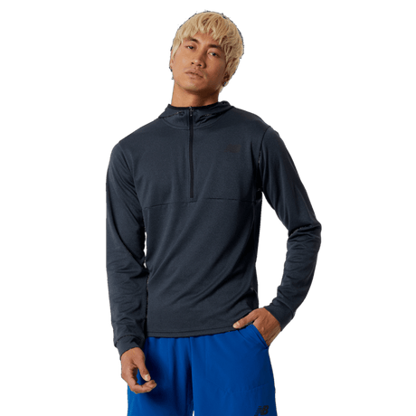 New Balance Men's Tenacity 1/4 Zip Hoodie Mens Apparel Sweatshirts & Fleece