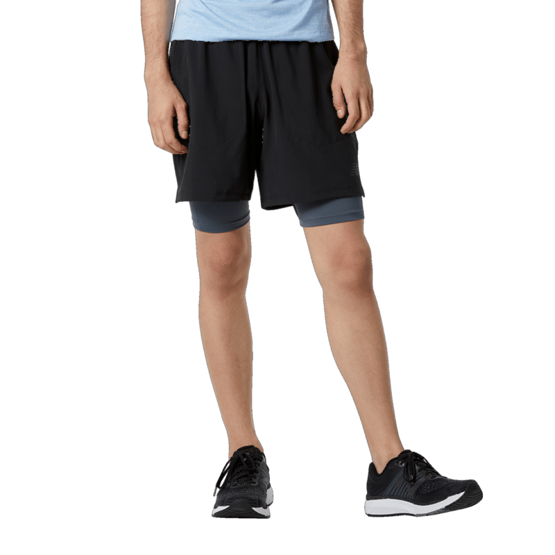 New Balance Men's R.W. Tech 7 Inch 2-In-1 Shorts Mens Apparel Shorts