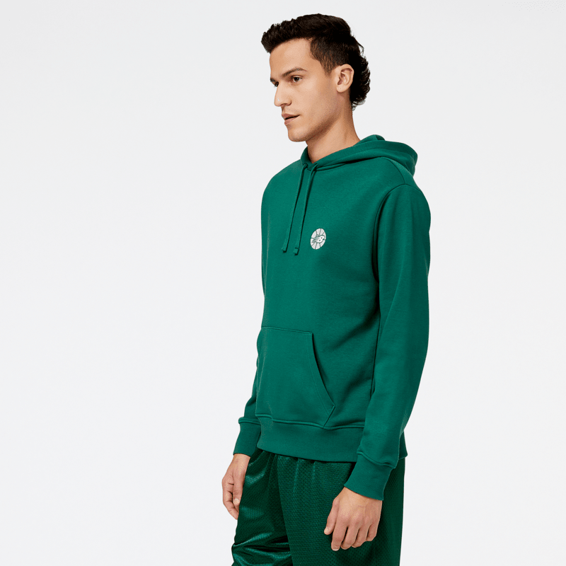 New Balance Men's Hoops Fundamentals Hoodie Mens Apparel Sweatshirts & Fleece