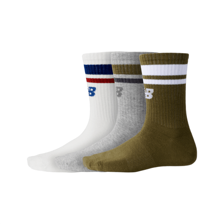 New Balance Essentials Line Midcalf Socks 3 Pack Unisex Accessories Socks