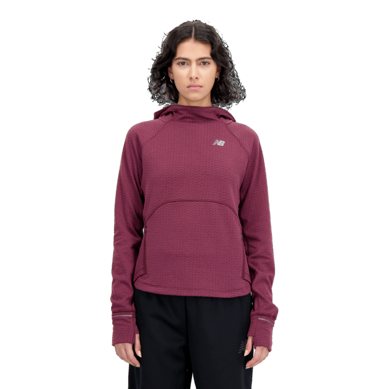 New Balance Women's Heat Grid Hoodie Pullover Womens Apparel Jackets & Vests