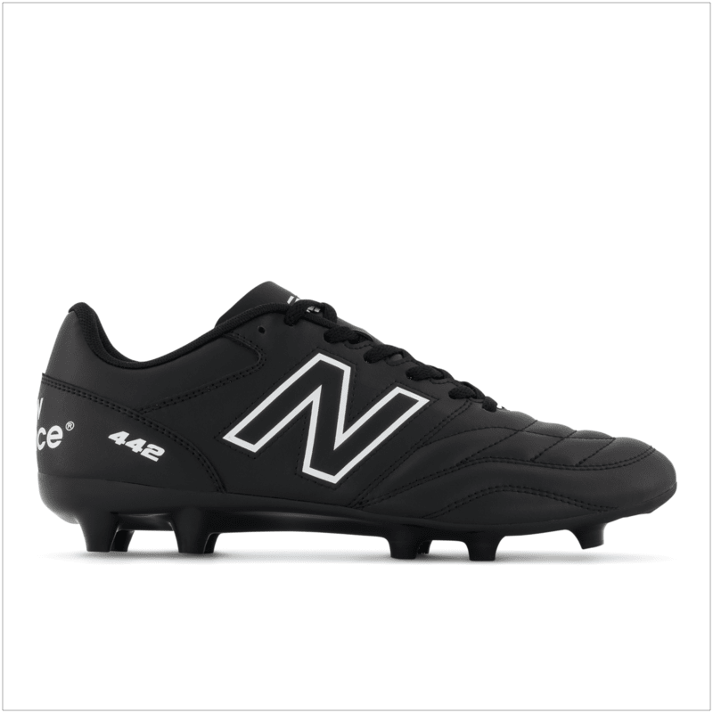 New Balance Men's 442 V2 Academy FG Soccer Cleat - MS43FBK2 Wide Soccer Footwear Adult