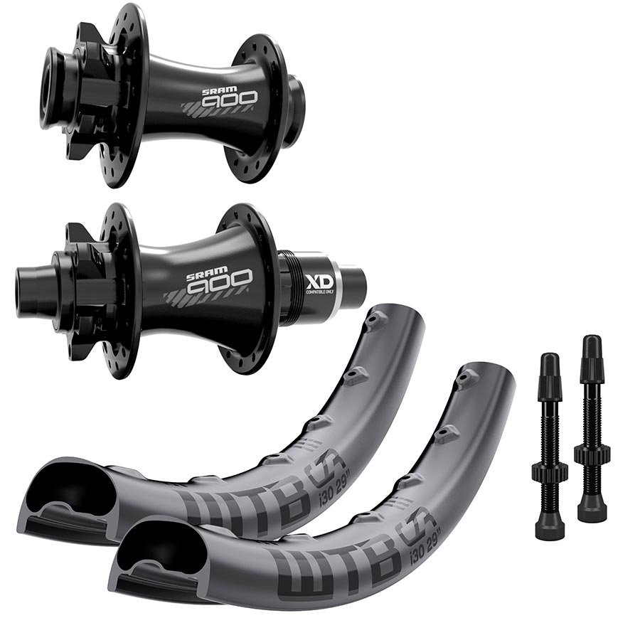 Wheel Shop WTB CZR i30 Carbon Wheelset / SRAM 900 + SRAM 900 29" Wheel-3