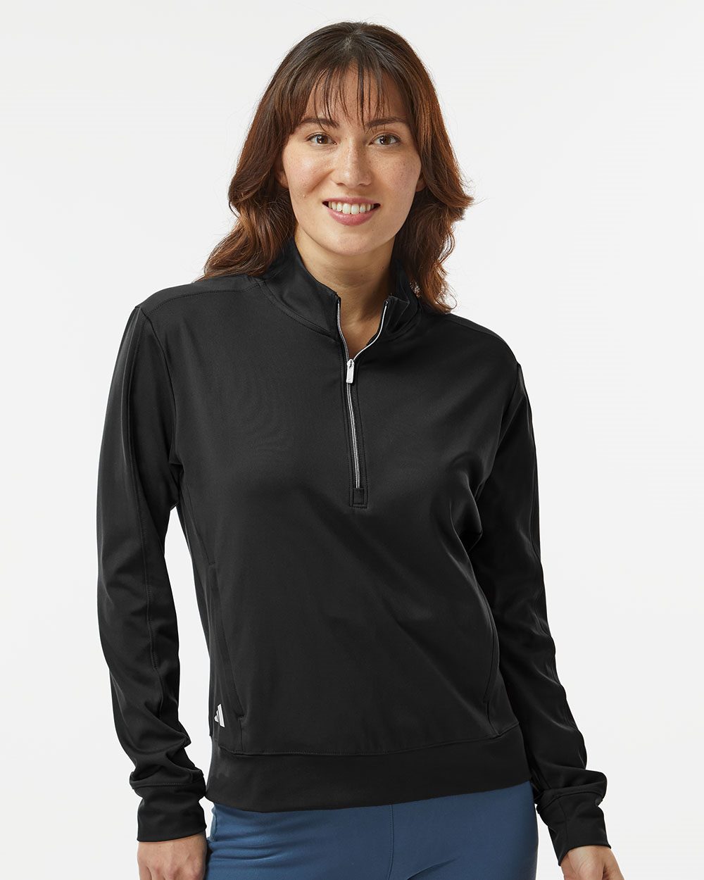 adidas Women's Ultimate365 Textured Quarter-Zip Pullover