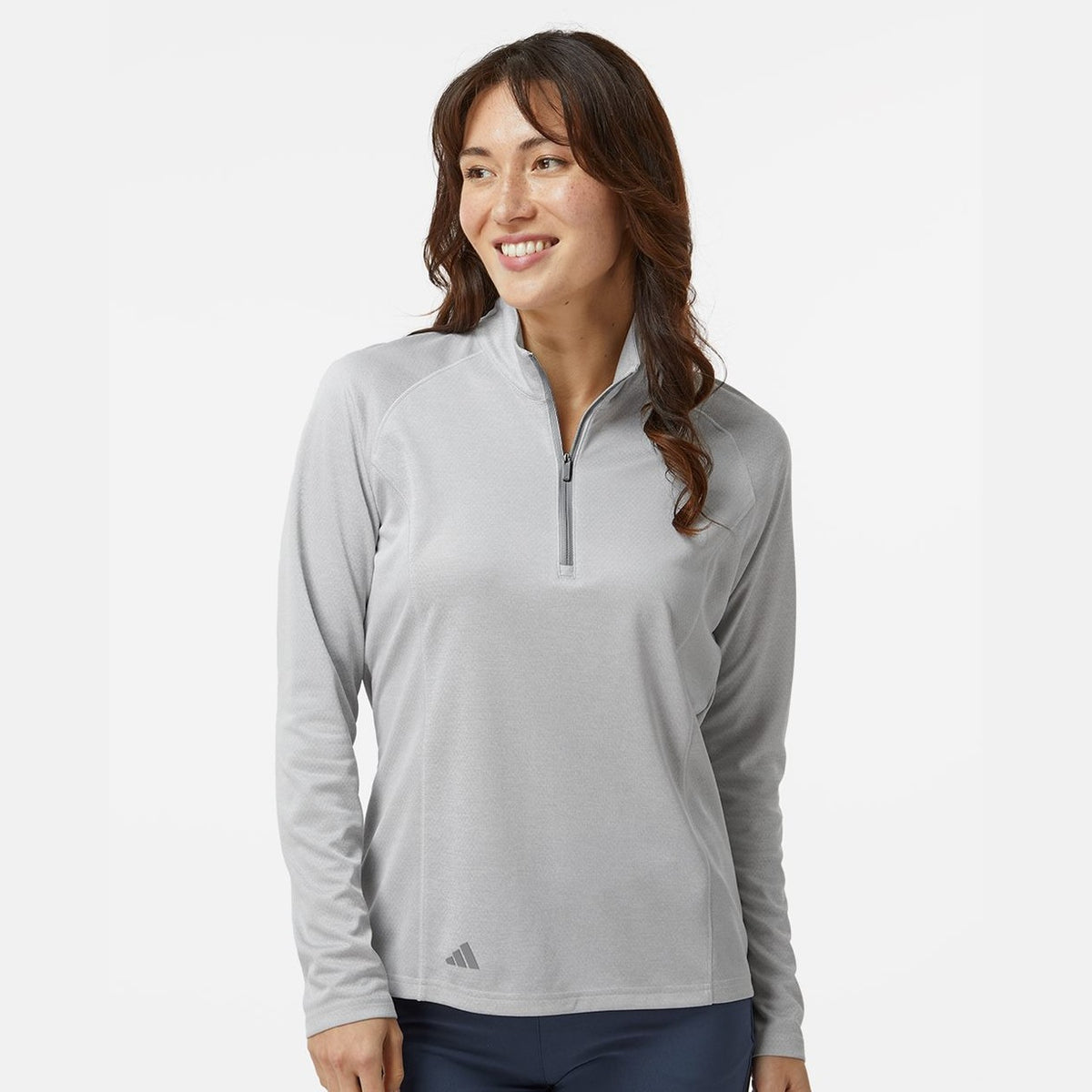adidas Women's Space Dyed Quarter-Zip Pullover