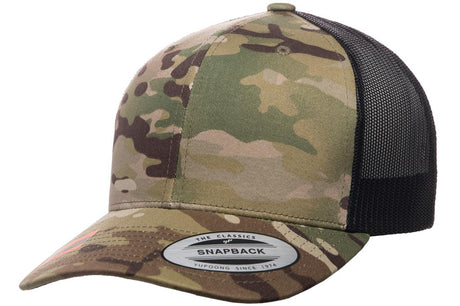 Flexfit® Yupoong Classics ® Multicam® Retro Trucker Cap Unisex Accessories Hats & Caps