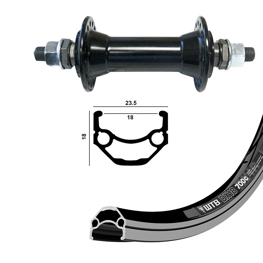Wheel Shop WTB DX18 700C / 29'' Wheel-3