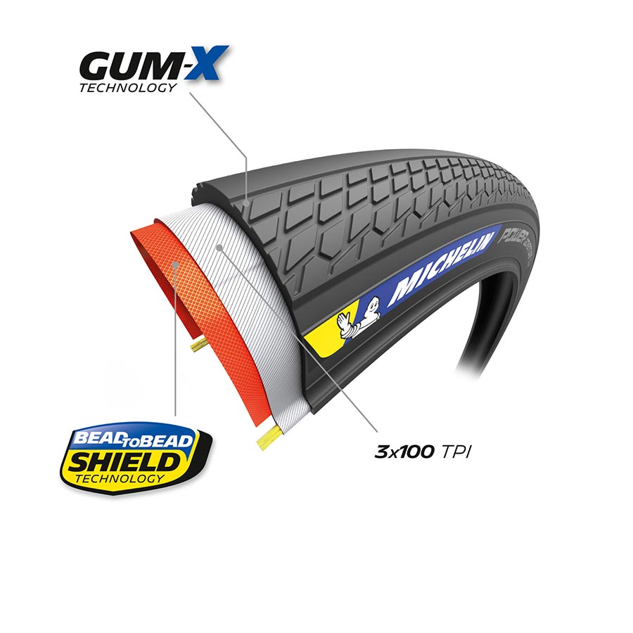 Michelin POWER ADVENTURE CLASSIC TS TLR Gravel Tire-15